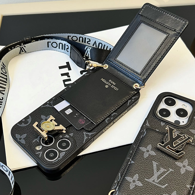 Lou Card Chain Τσάντα Μαύρη Θήκη iPhone