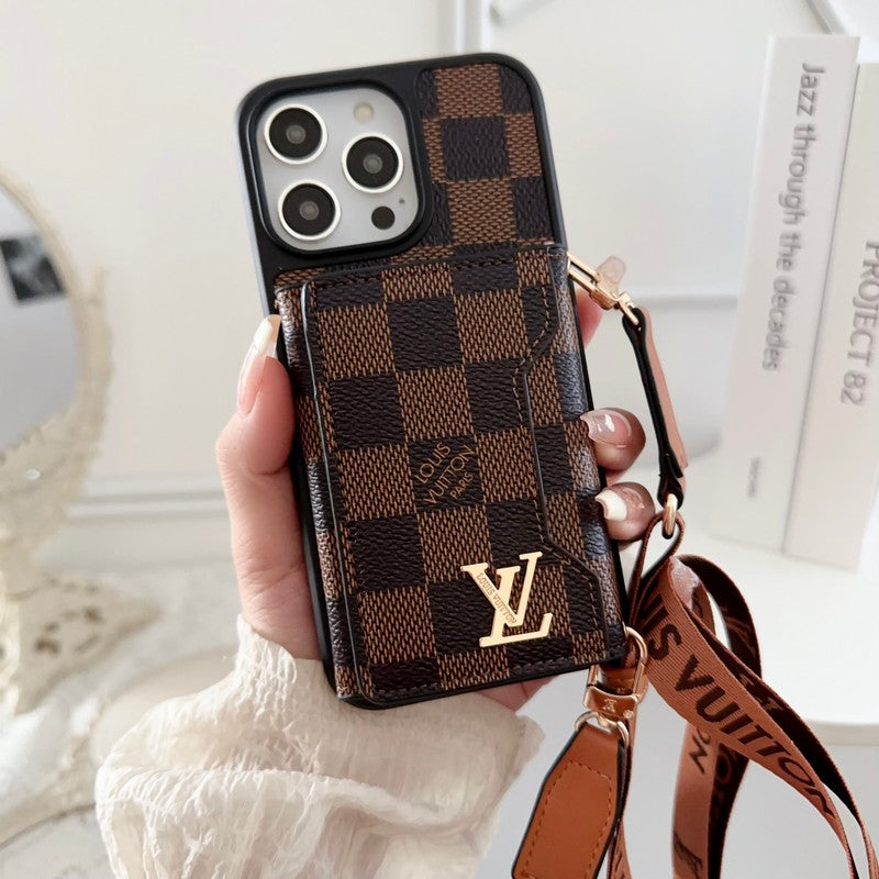 Lou Side Card Bag Crossbody Chain iPhone tok