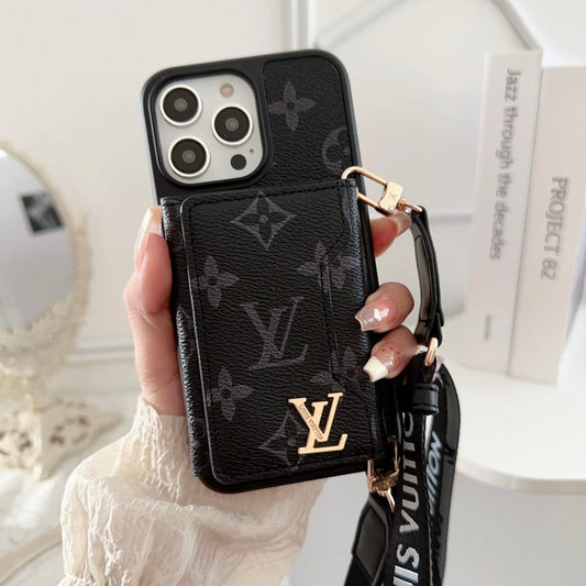 Custodia per iPhone a colori con tracolla Lou Side Card Bag
