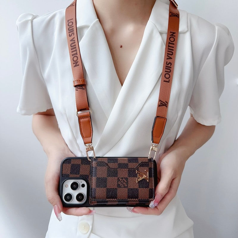 Lou Side Card Bag Crossbody Chain iPhone tok