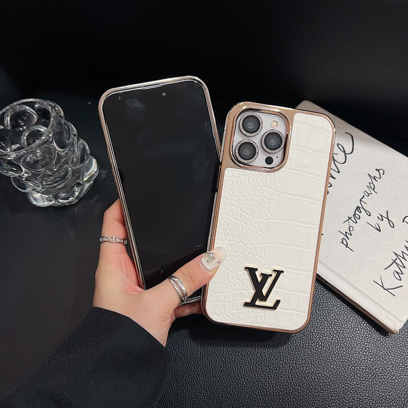 Pouzdro na iPhone s barevným vzorem Lou krokodýla