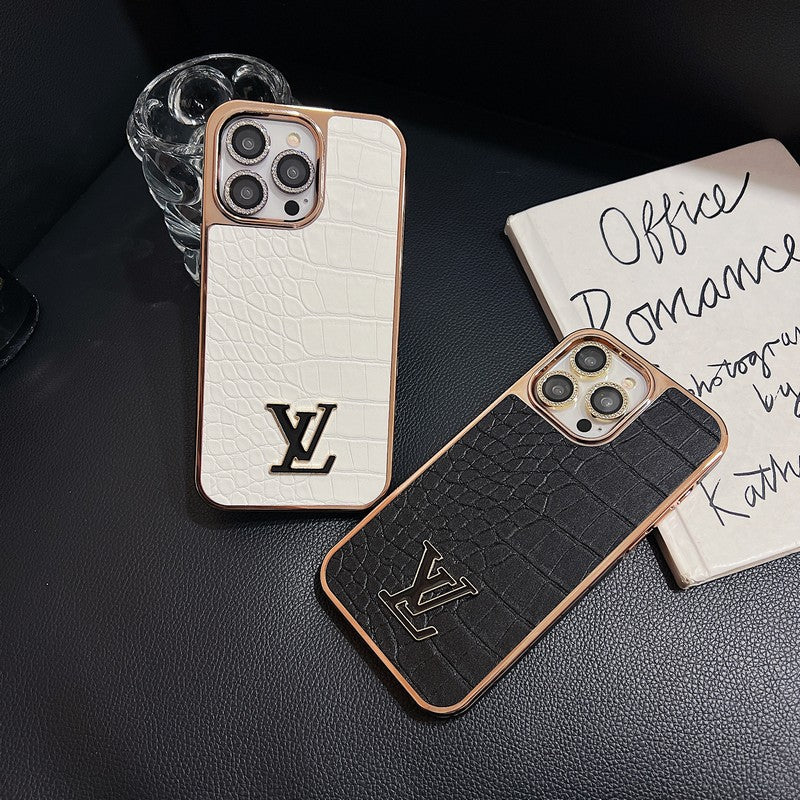 Pouzdro na iPhone s barevným vzorem Lou krokodýla