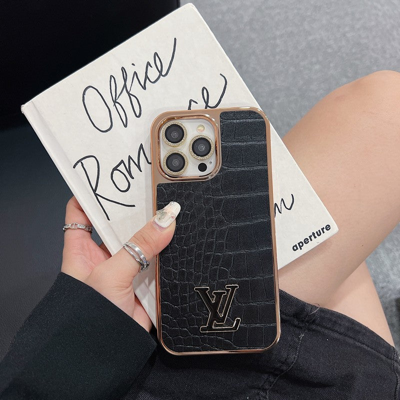 Pouzdro na iPhone s barevným vzorem Lou krokodýla