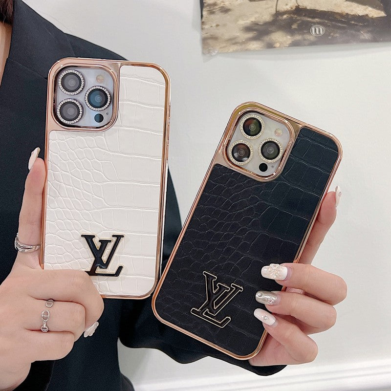 Pouzdro na iPhone s barevným vzorem Lou krokodýla