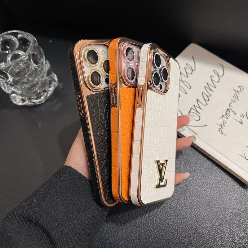 Pouzdro na iPhone s barevným vzorem Lou krokodýla