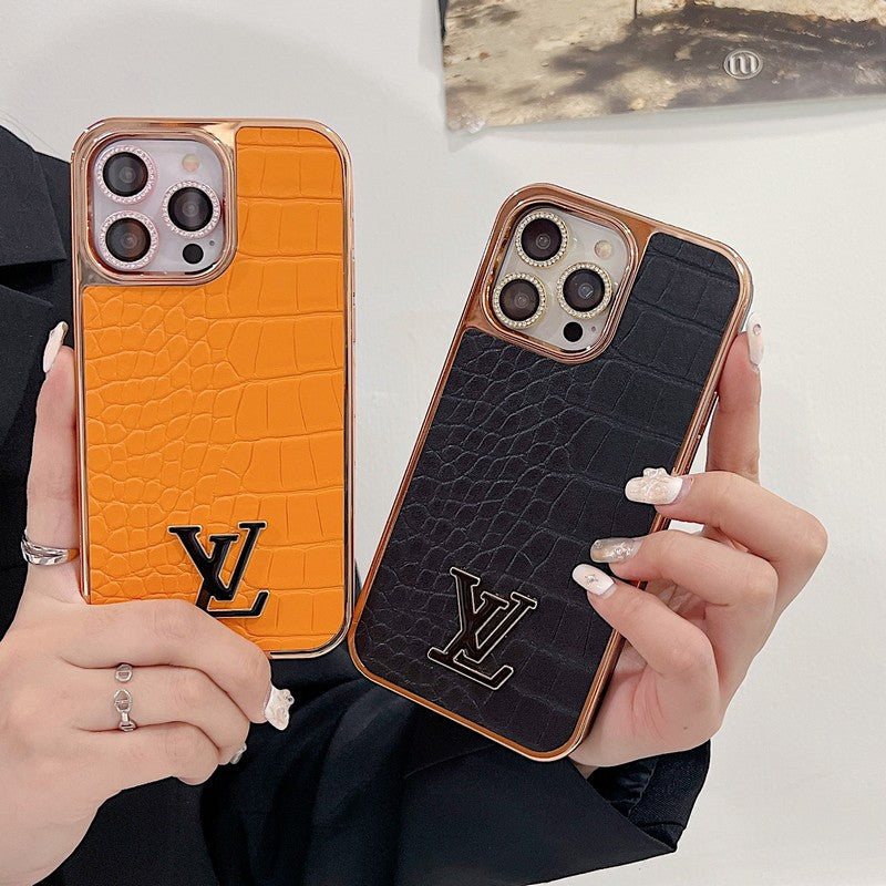 Pouzdro na iPhone s barevným vzorem Lou krokodýla