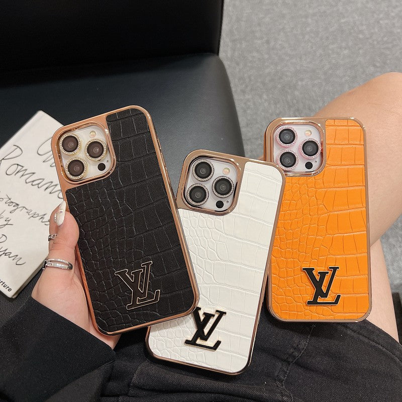 Pouzdro na iPhone s barevným vzorem Lou krokodýla