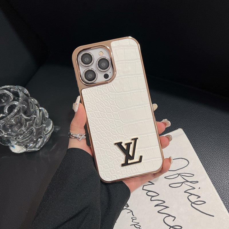 Pouzdro na iPhone s barevným vzorem Lou krokodýla