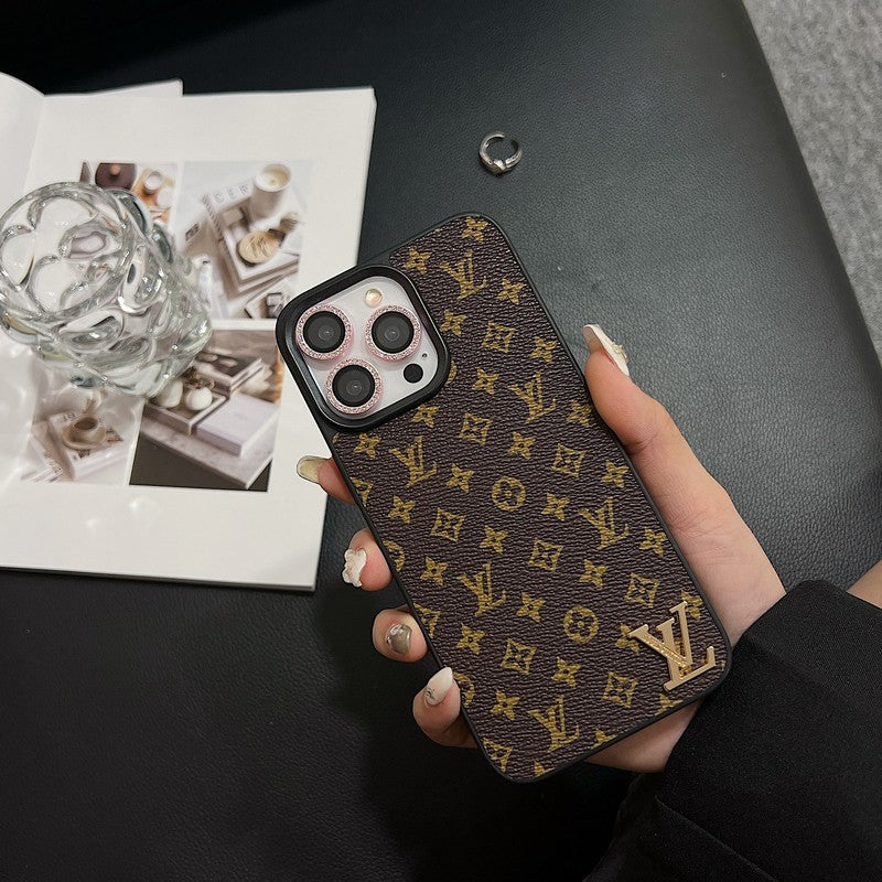 Lou Klassiek leren iPhone-hoesje