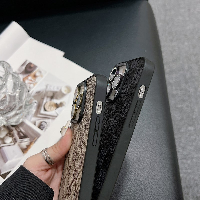 Lou Klassiek leren iPhone-hoesje