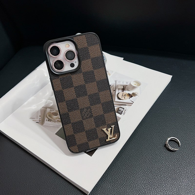 Lou Klassiek leren iPhone-hoesje