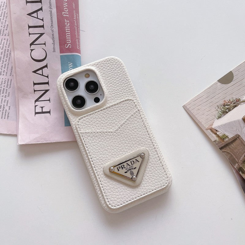 Kolorowe etui na iPhone'a z torbą na karty Pra