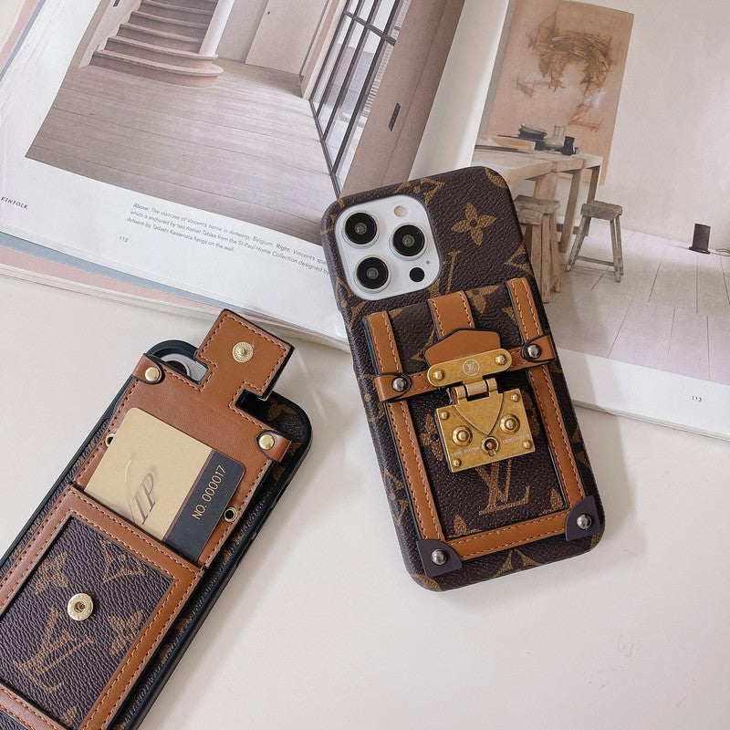 Capa para iPhone porta cartão GG Lou