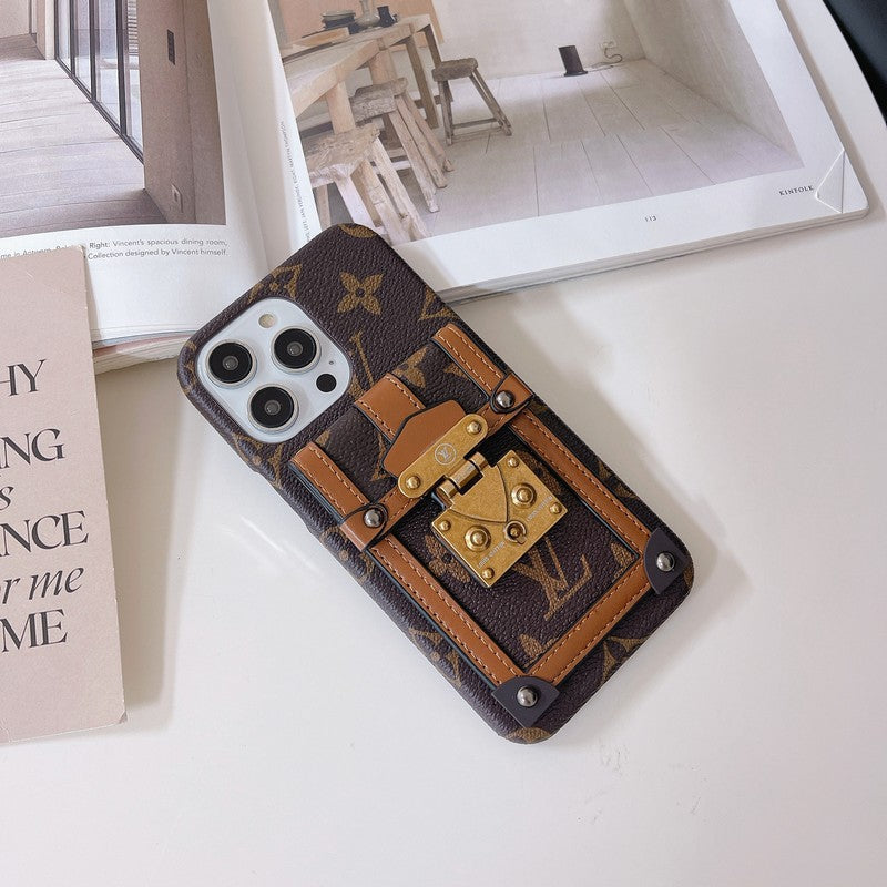 Capa para iPhone porta cartão GG Lou
