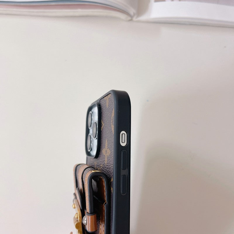 Capa para iPhone porta cartão GG Lou