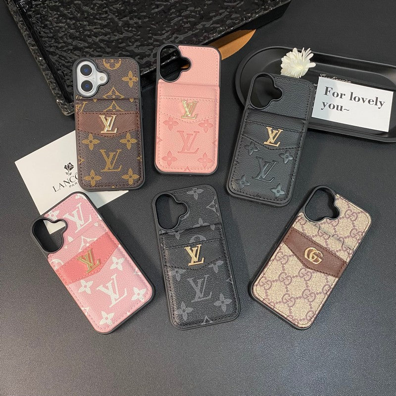 Lou Card Bag Κλασική έγχρωμη θήκη iPhone