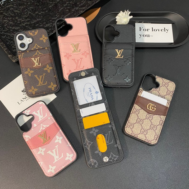 Lou Card Bag Κλασική έγχρωμη θήκη iPhone