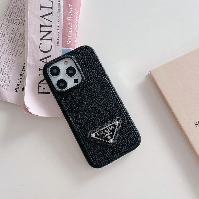 Kolorowe etui na iPhone'a z torbą na karty Pra