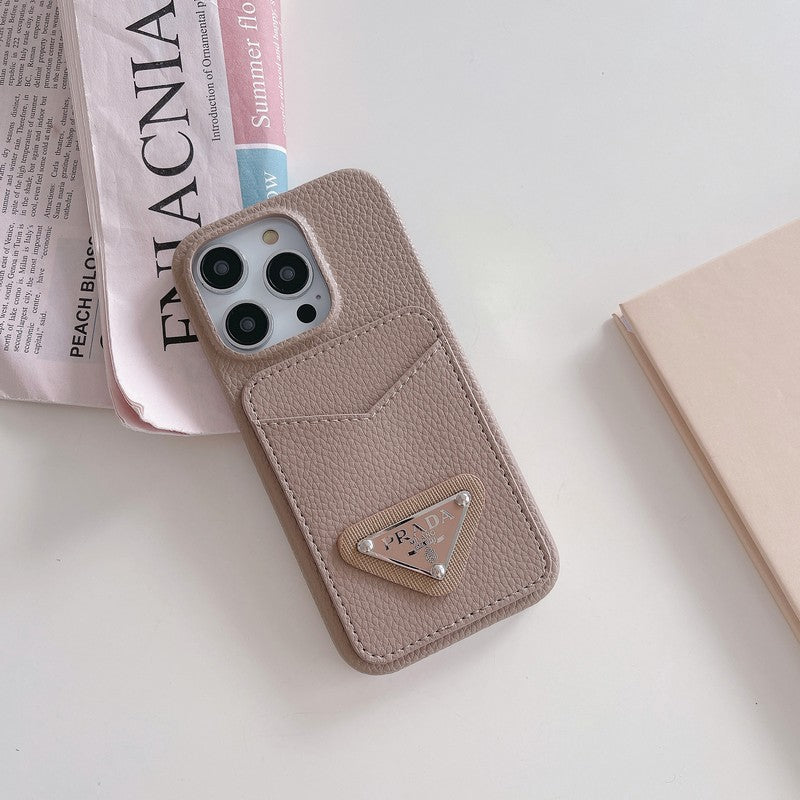 Kolorowe etui na iPhone'a z torbą na karty Pra