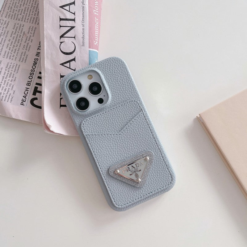 Kolorowe etui na iPhone'a z torbą na karty Pra