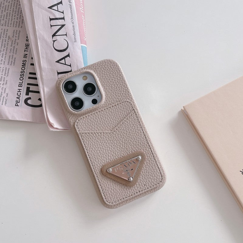 Kolorowe etui na iPhone'a z torbą na karty Pra