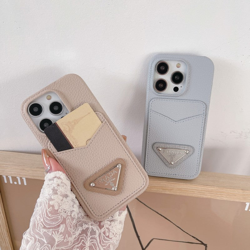 Kolorowe etui na iPhone'a z torbą na karty Pra
