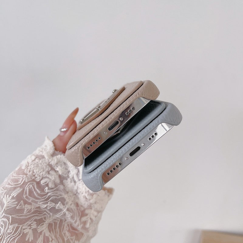 Kolorowe etui na iPhone'a z torbą na karty Pra