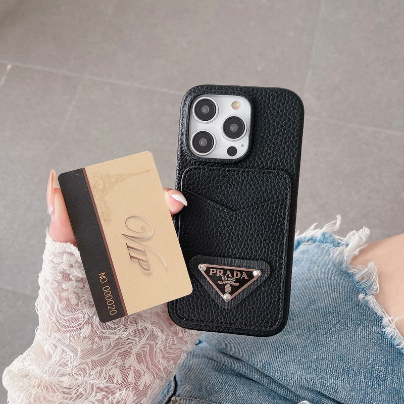 Kolorowe etui na iPhone'a z torbą na karty Pra