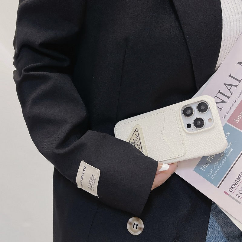 Kolorowe etui na iPhone'a z torbą na karty Pra