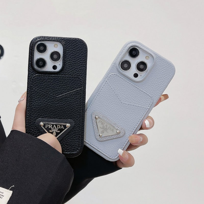 Kolorowe etui na iPhone'a z torbą na karty Pra