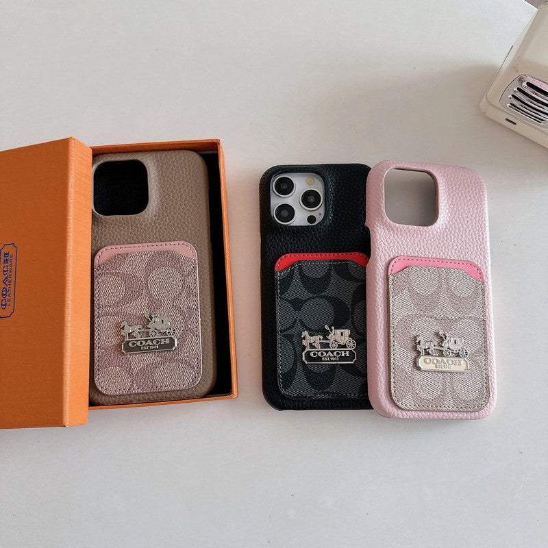 Coa Card Bag Læder iPhone etui