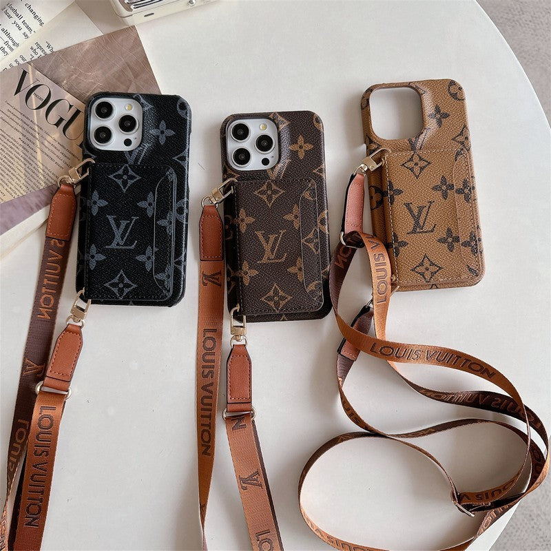 Custodia classica per iPhone a tracolla Lou Card Bag
