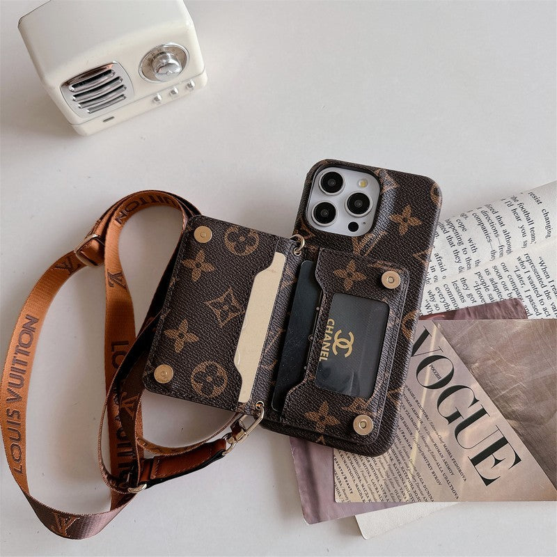 Custodia classica per iPhone a tracolla Lou Card Bag