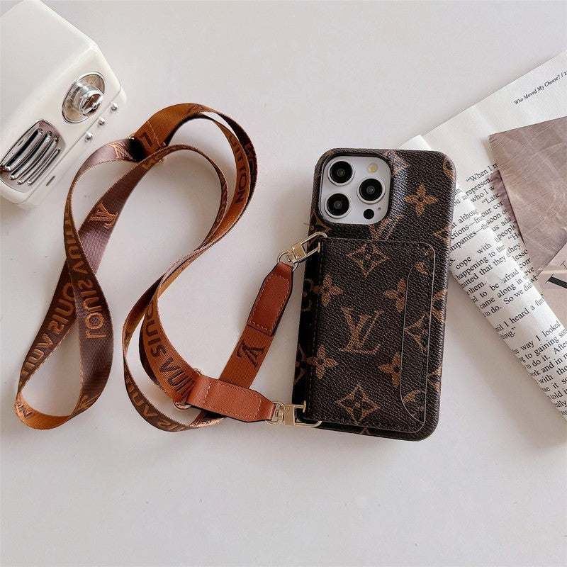 Custodia classica per iPhone a tracolla Lou Card Bag