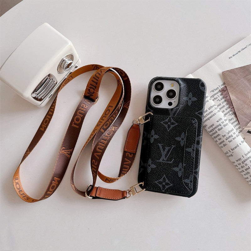 Custodia classica per iPhone a tracolla Lou Card Bag