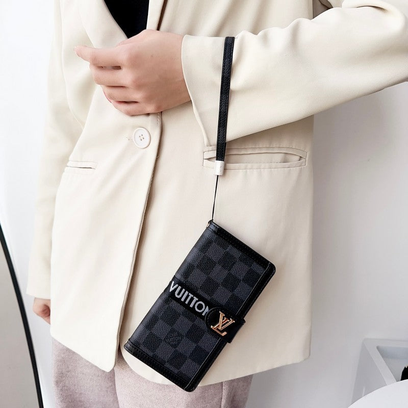 Capa para iPhone colorida Lou Side Card Bag Crossbody