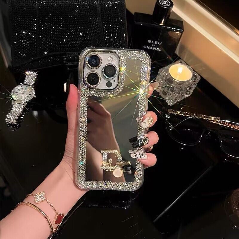 Θήκη iPhone με καθρέφτη ομορφιάς Glamorous – Μακιγιάζ & Στυλ εν κινήσει!