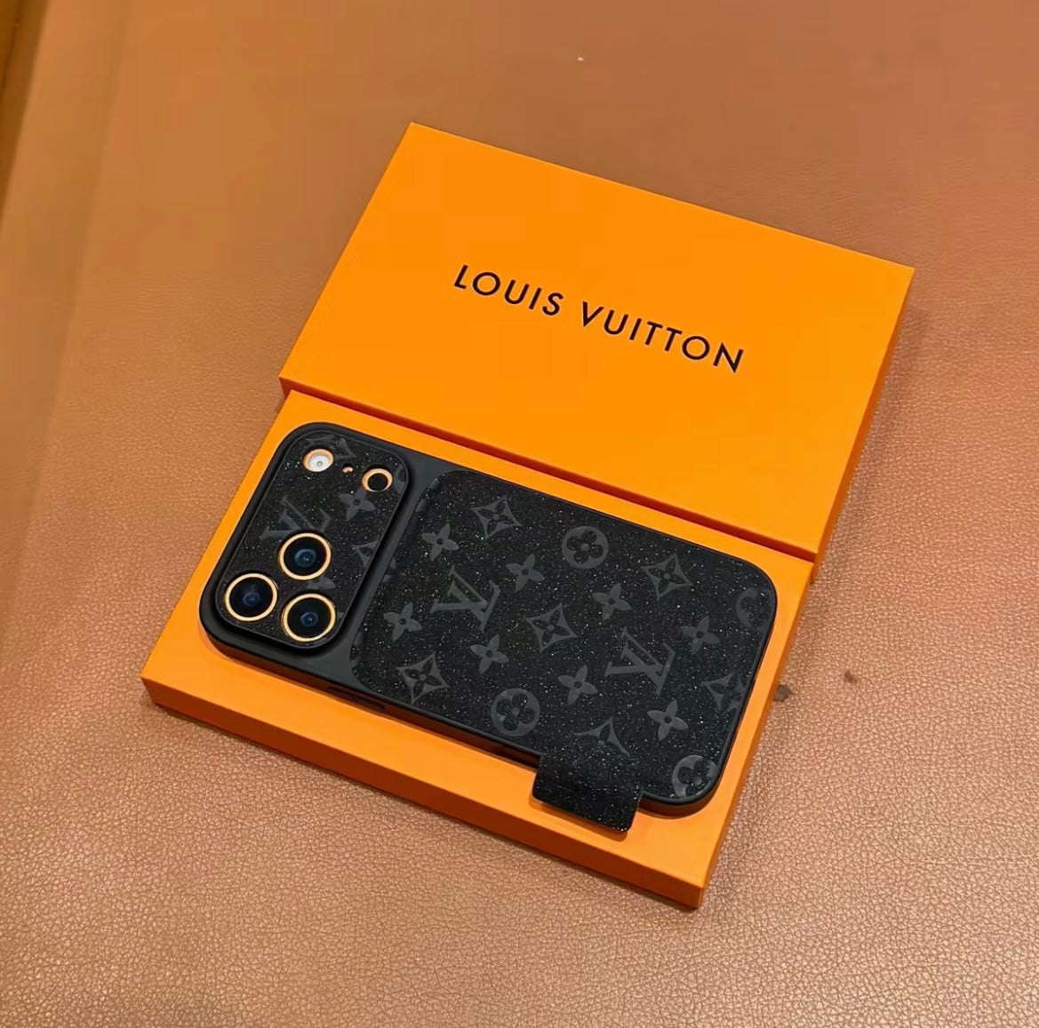 Custodia per telefono di lusso a copertura totale Sparkle