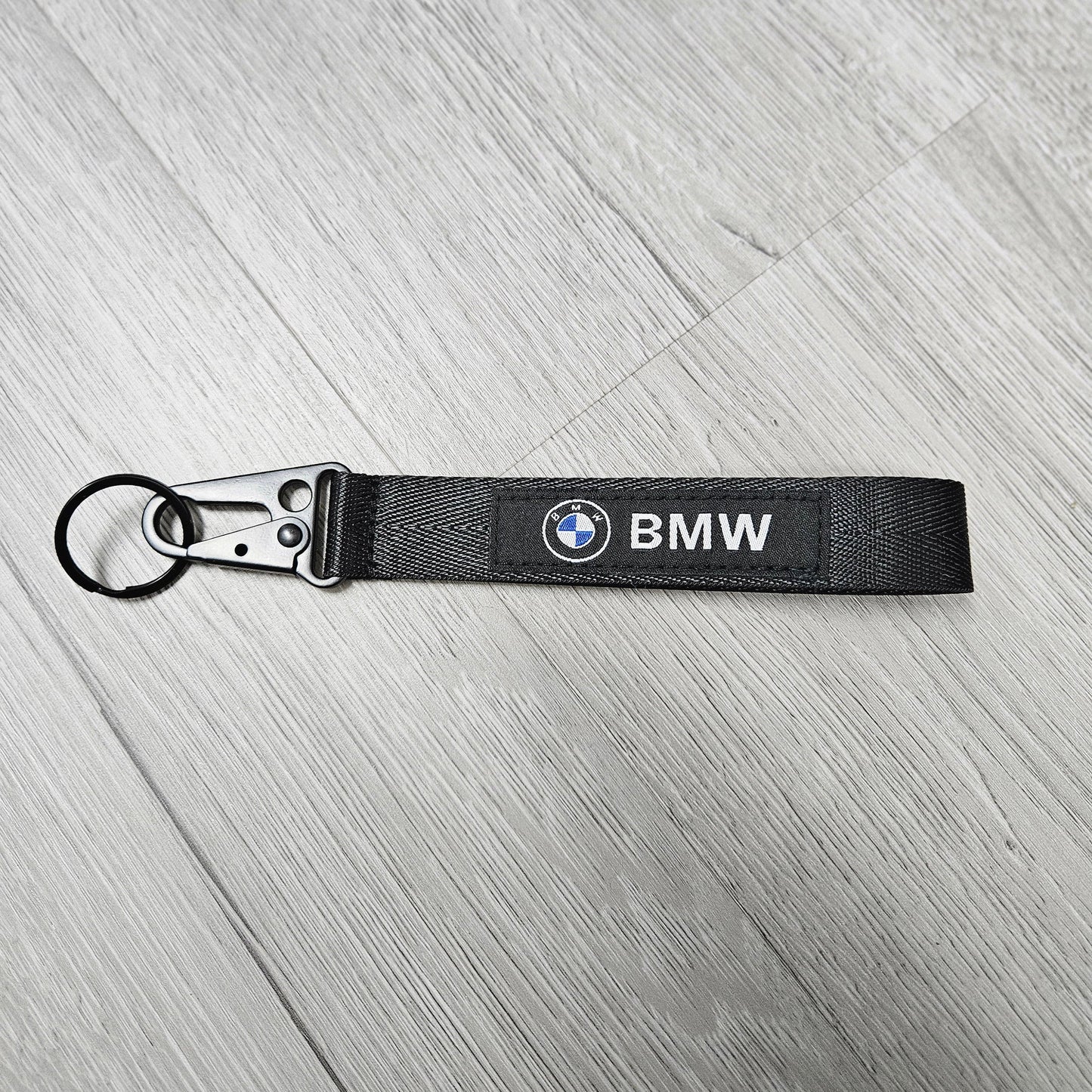 BRAND NUA Rásaíocht Dubh Keychain Eochair miotail Ring Hook Strap Lanyard Uilíoch