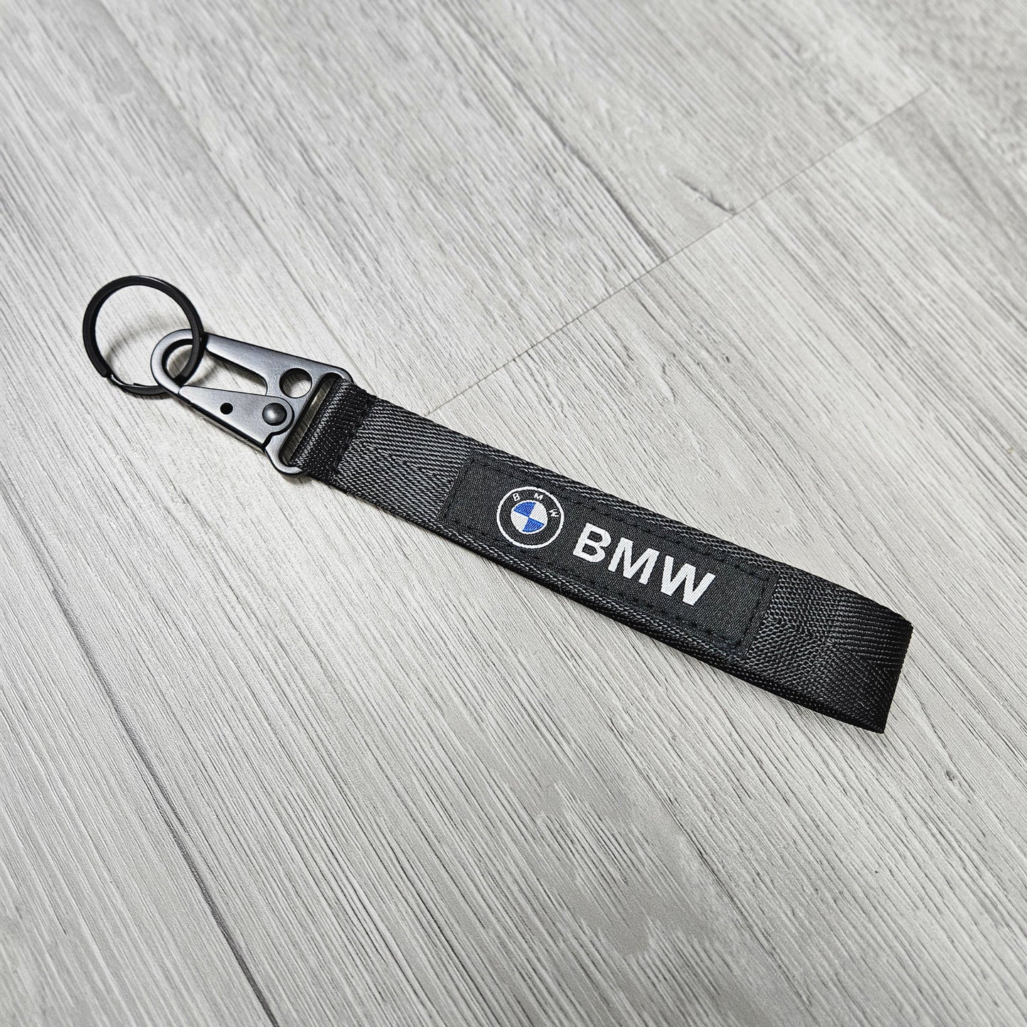 BRAND NUA Rásaíocht Dubh Keychain Eochair miotail Ring Hook Strap Lanyard Uilíoch