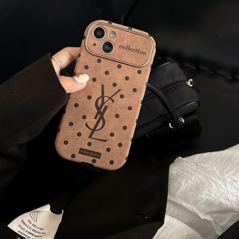 Kožené pouzdro na iPhone Saint Brown