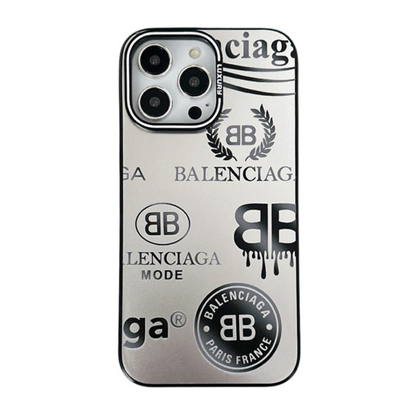 Cás iPhone Dubh & Airgid BB