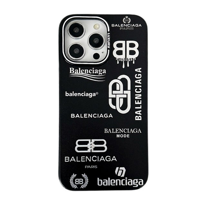 Cás iPhone Dubh & Airgid BB