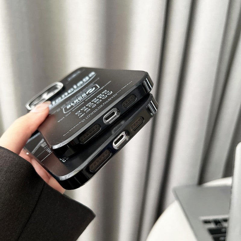 BB 黑色 iPhone 手機殼
