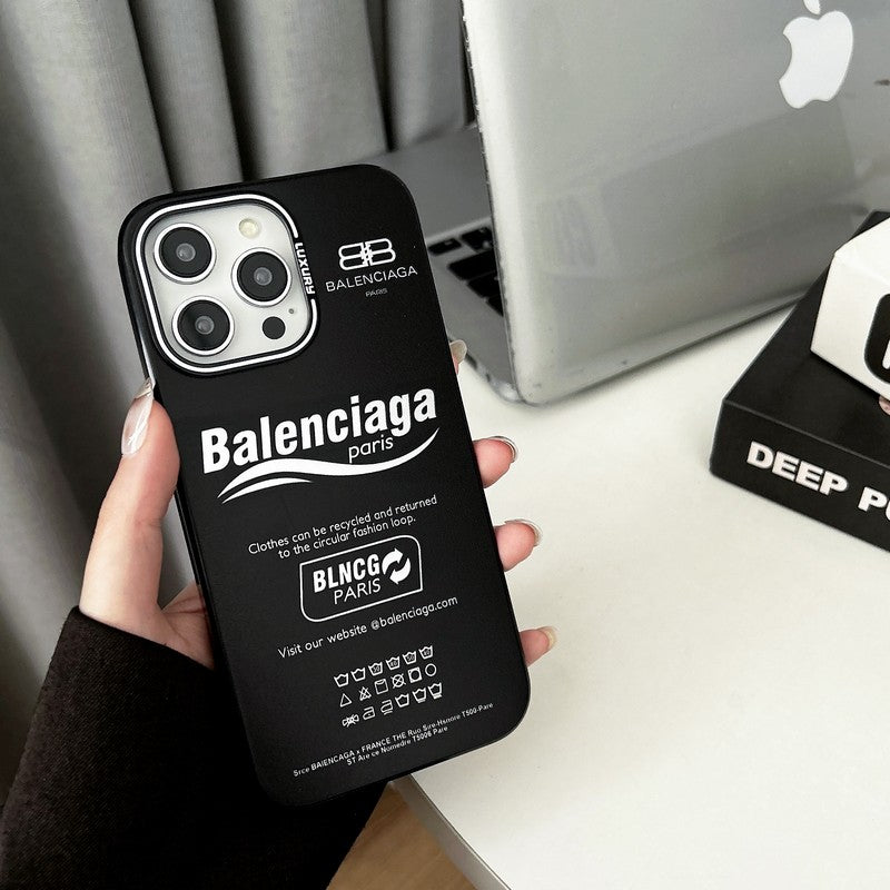 BB 黑色 iPhone 手機殼