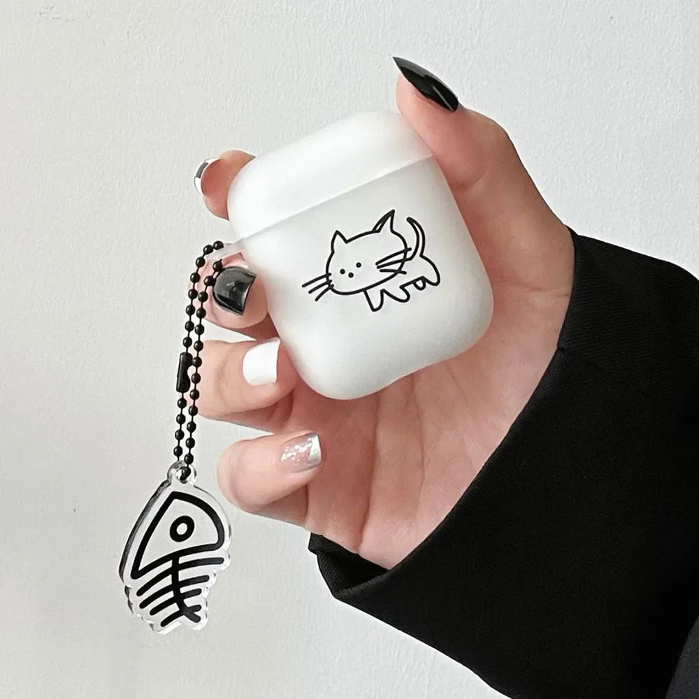 Katzenhülle für AirPods 1/2/3 Hülle, AirPods Pro 2 Hülle