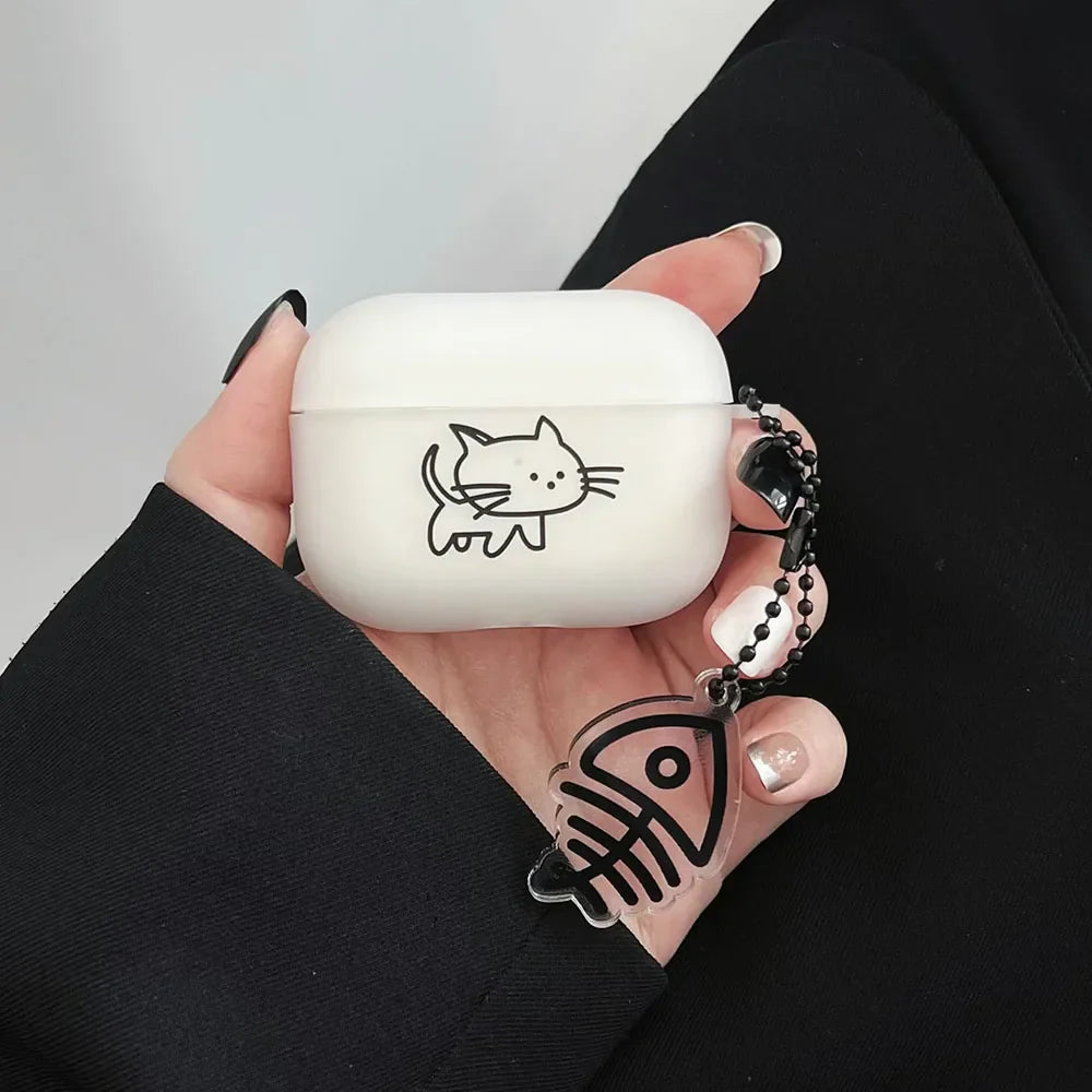 Katzenhülle für AirPods 1/2/3 Hülle, AirPods Pro 2 Hülle