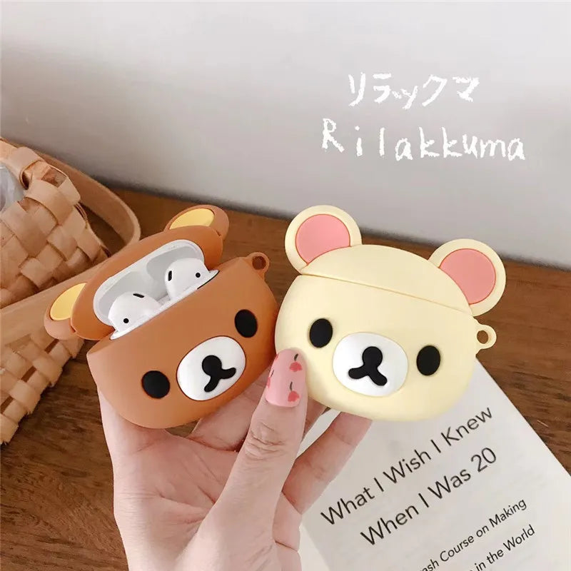 可愛卡通矽膠保護套適用於 AirPods Pro 2 保護套適用於 Airpods Pro 3