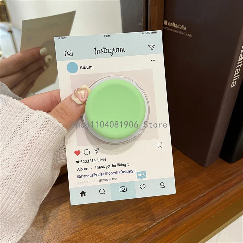 Cute Silicone Round For Magsafe Magnetic Phone Griptok