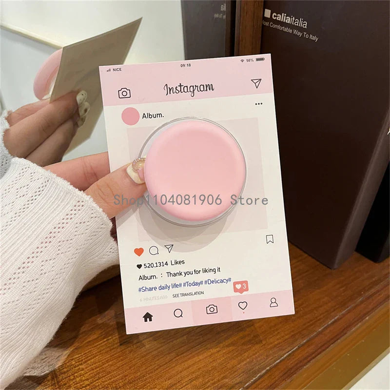 Cute Silicone Round For Magsafe Magnetic Phone Griptok